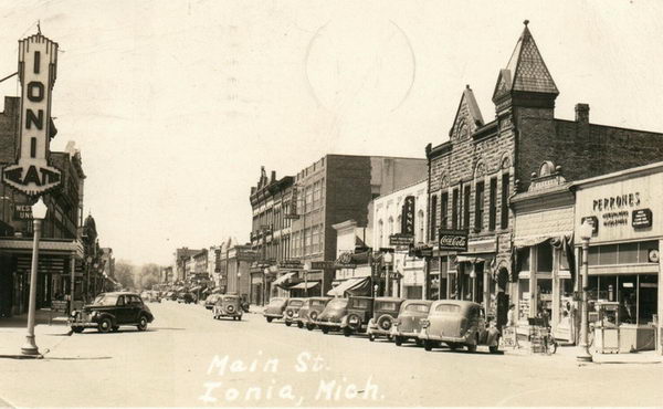 Ionia Theatre - Old Postcard